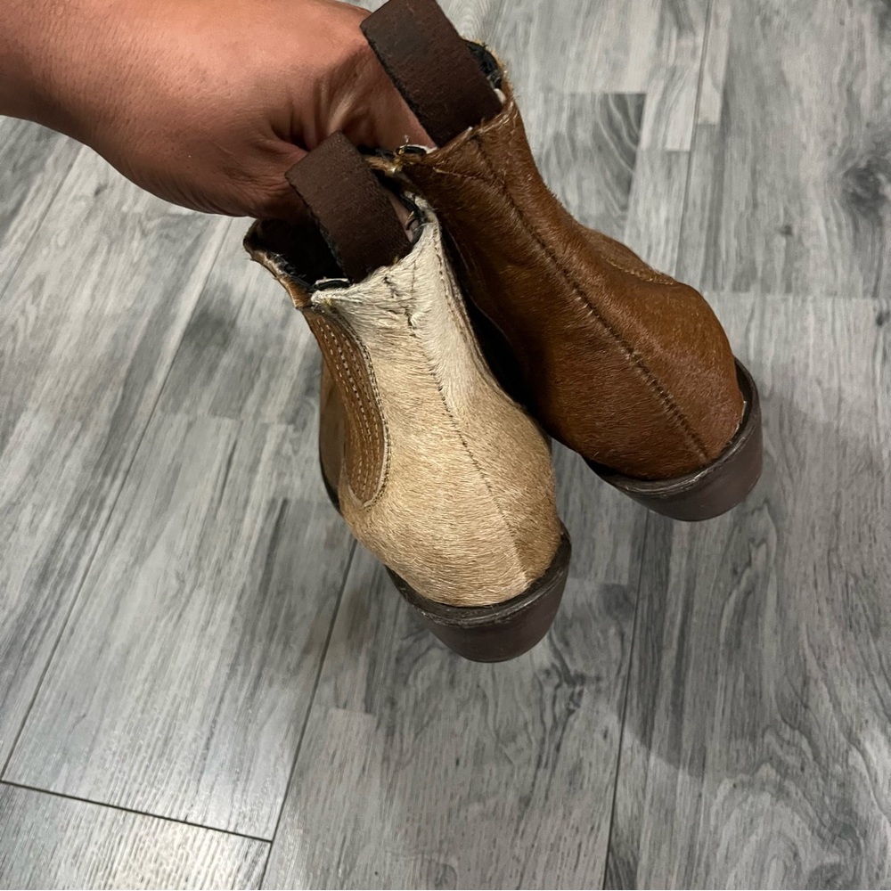 Brown Hair On ankle boots - Picture 6 of 11